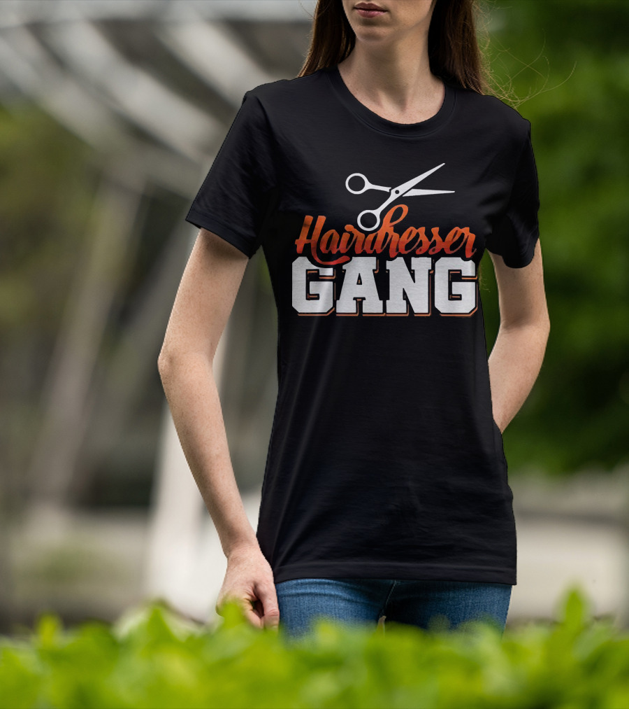 Hairdresser Gang Scissors T-Shirt