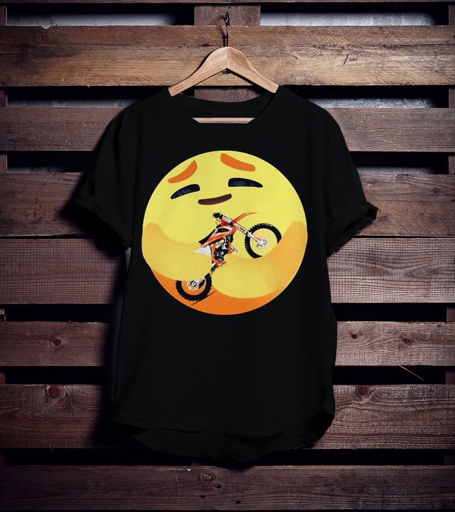 Icon Care Hug Terrain Motorcycle Emoji T-Shirt