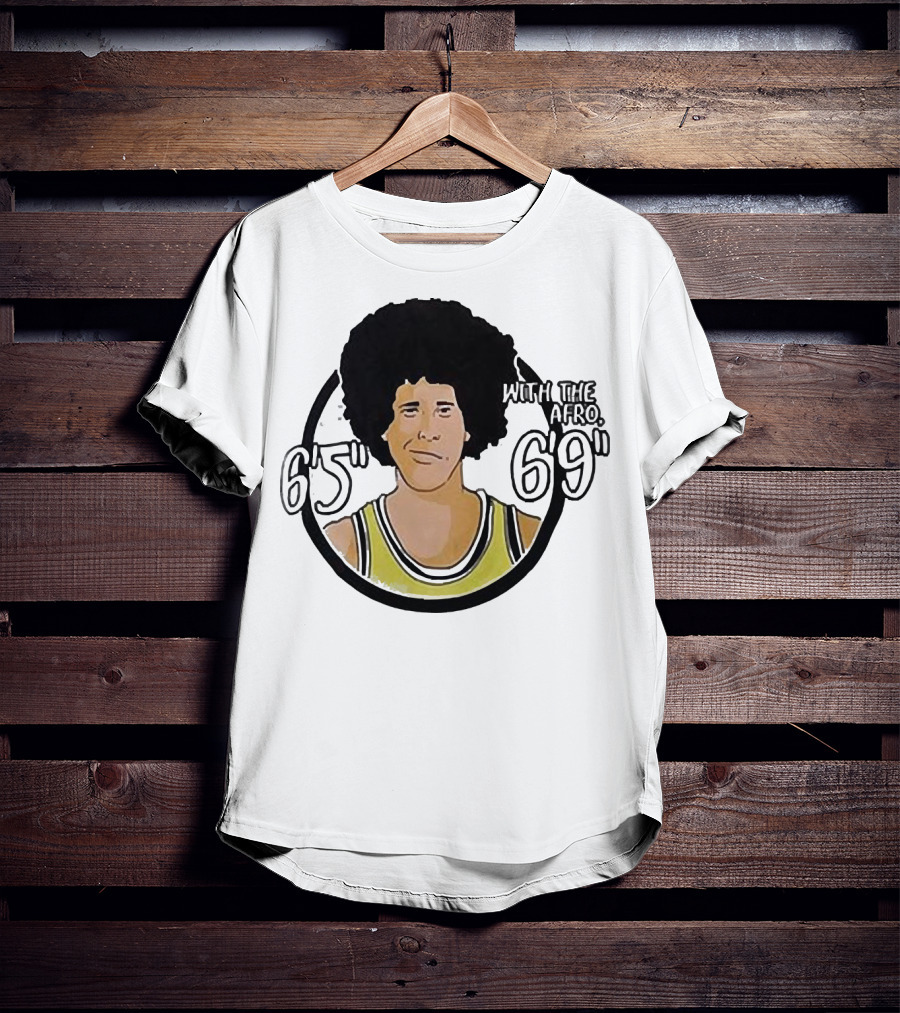 Fletch With The Afro 6’5” 6’9” Retro Basketball T-Shirt