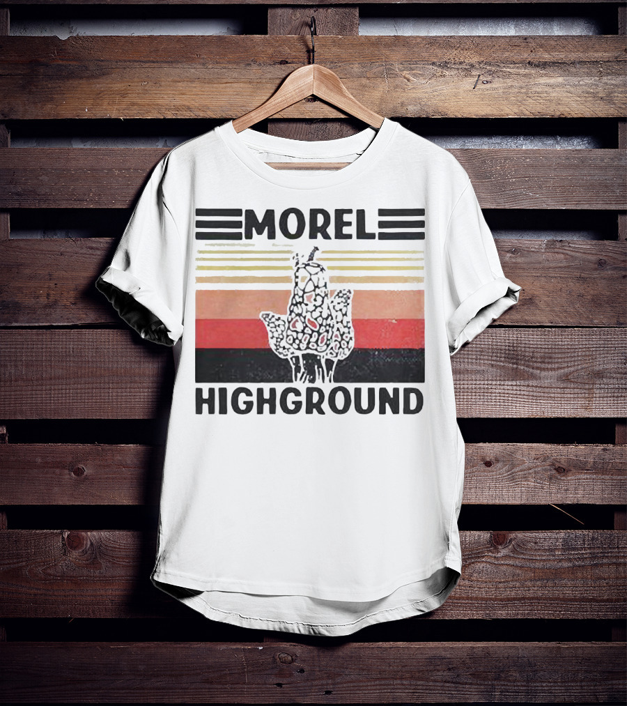 Morel Highground Mushroom Hunter Snail T-Shirt