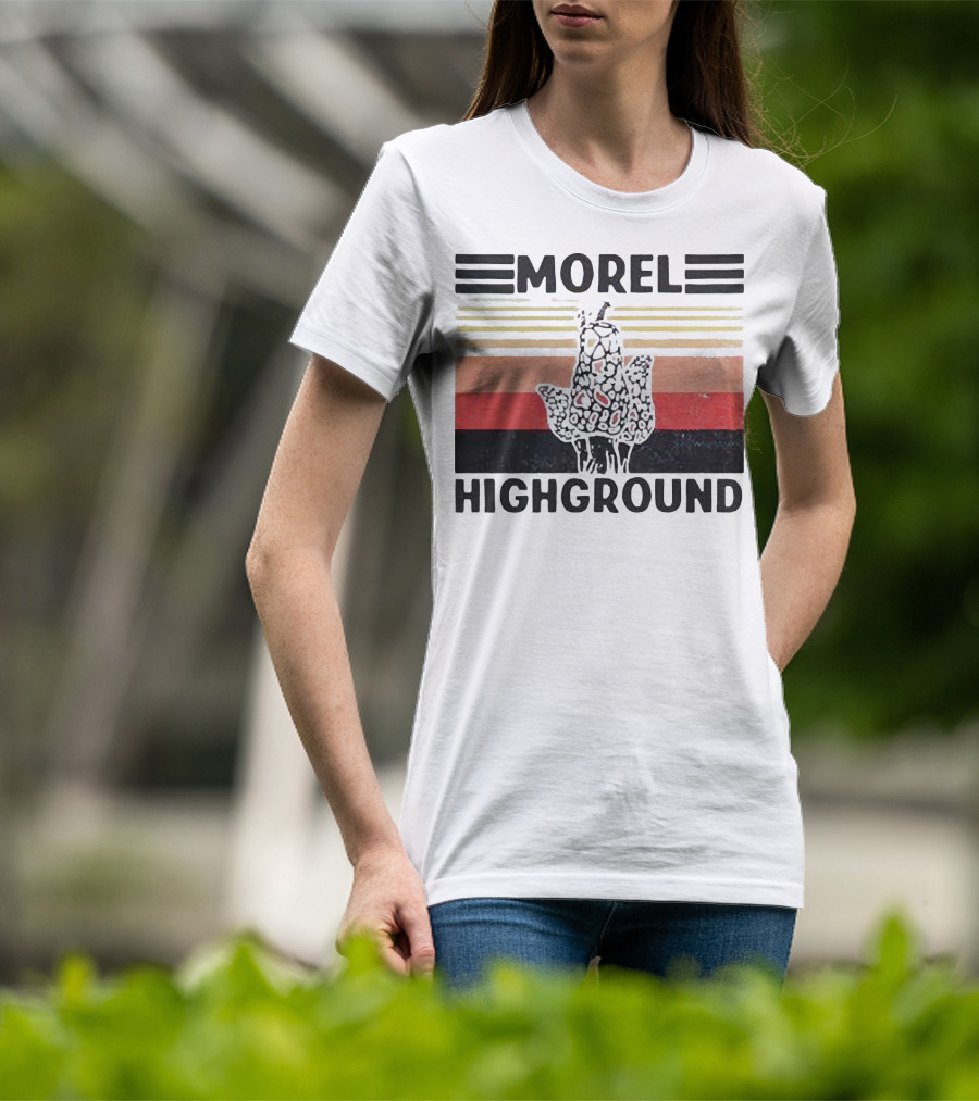 Morel Highground Mushroom Hunter Snail T-Shirt