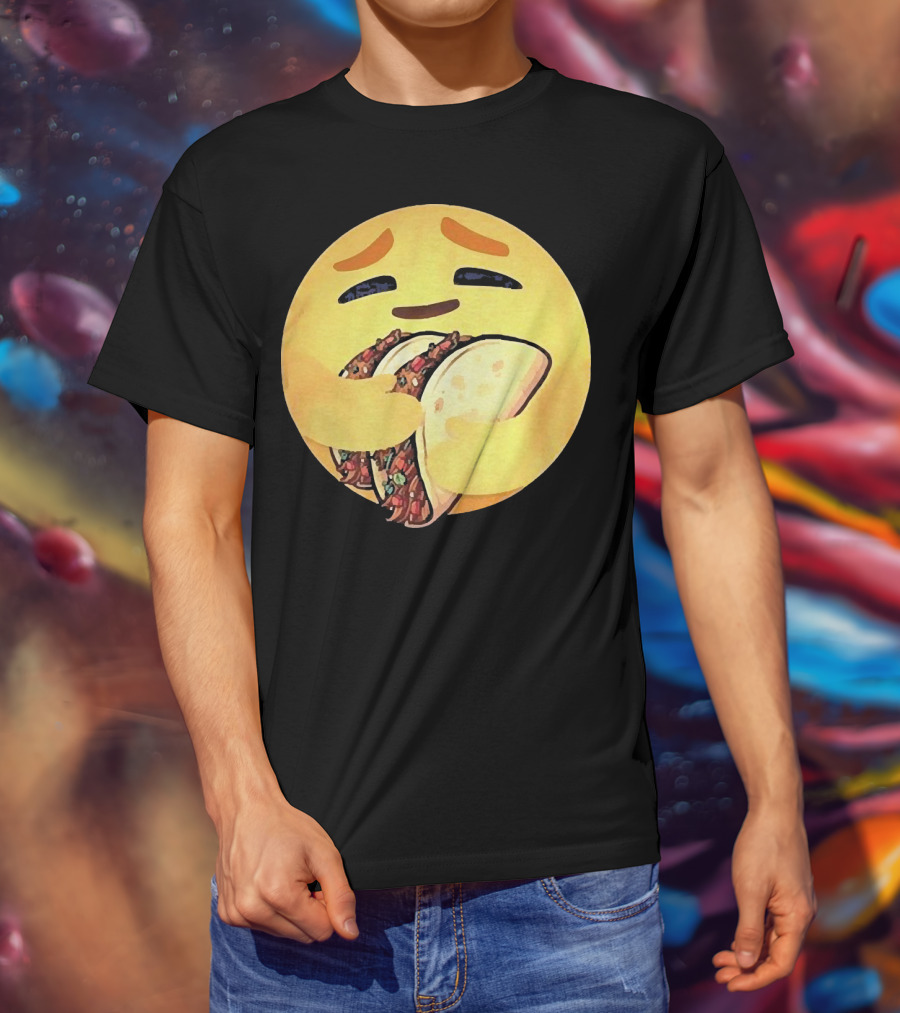 Care Emoji Hugging Tacos T-Shirt