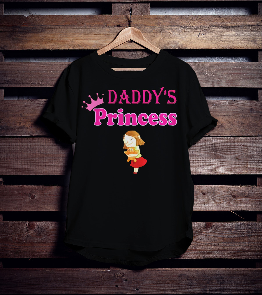 DADDY'S Princess Prinzessin Angel Des Niedlichen Vatis T-Shirt