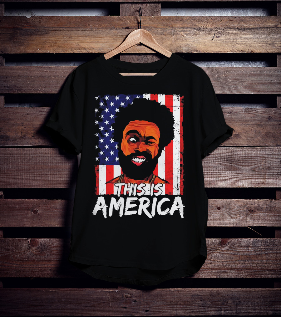This Is America USA Flag Childish Gambino T-Shirt