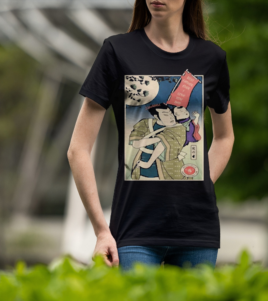 Best Father Ever Samurai I Love You Dad T-Shirt