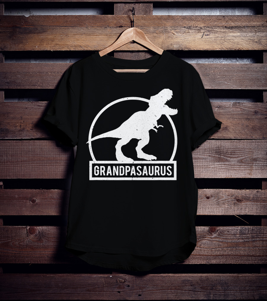 Grandpasaurus Dinosaur Grandpa T-Shirt