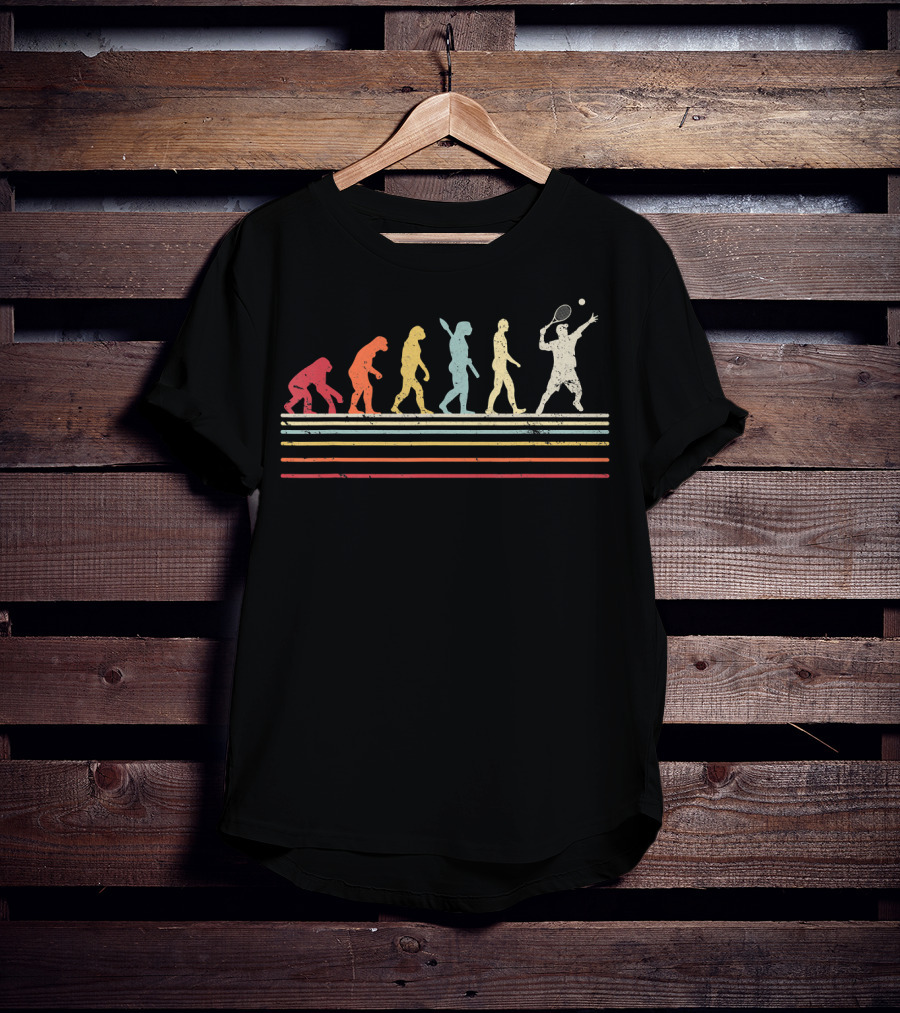 Funny Tennis Evolution T-Shirt