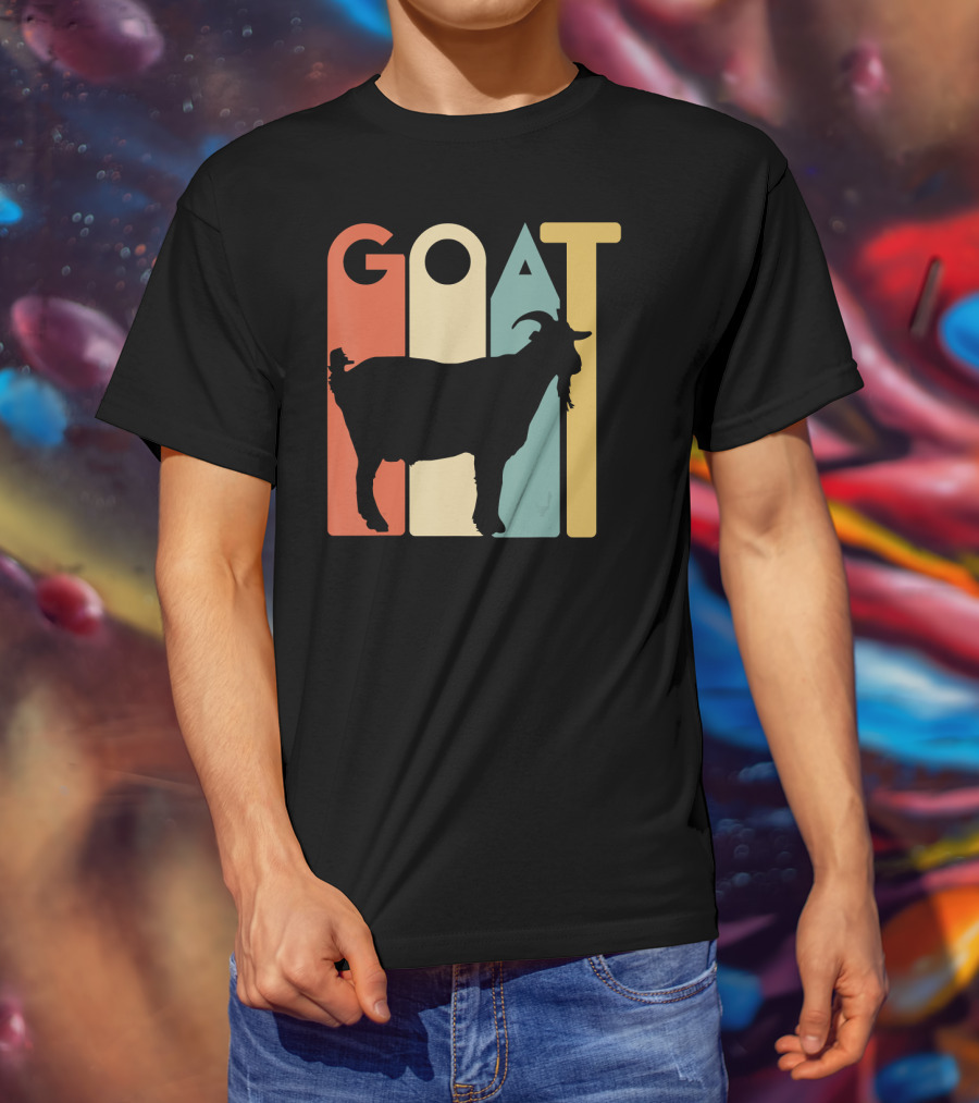 Retro Vintage Goat Animal Goats Lover T-Shirt