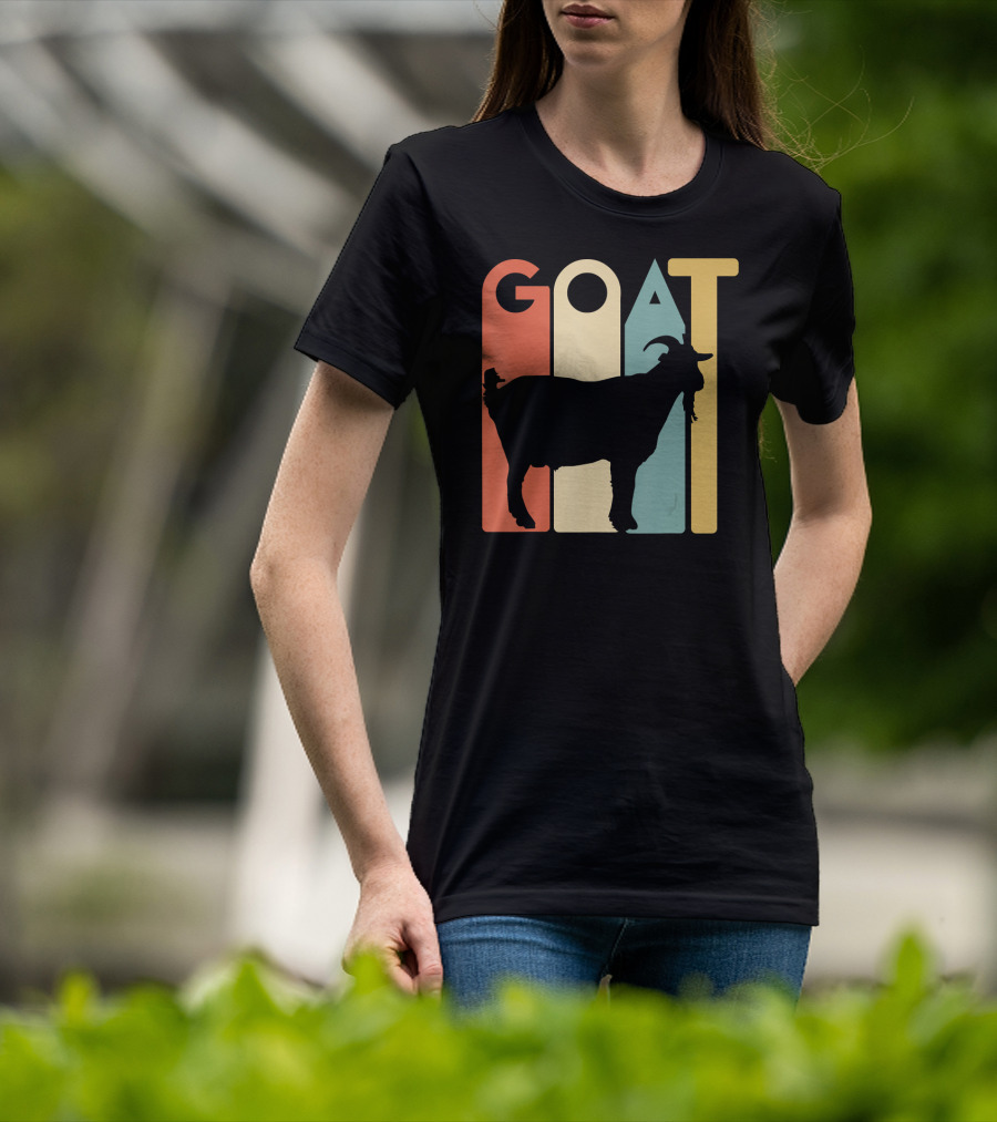 Retro Vintage Goat Animal Goats Lover T-Shirt