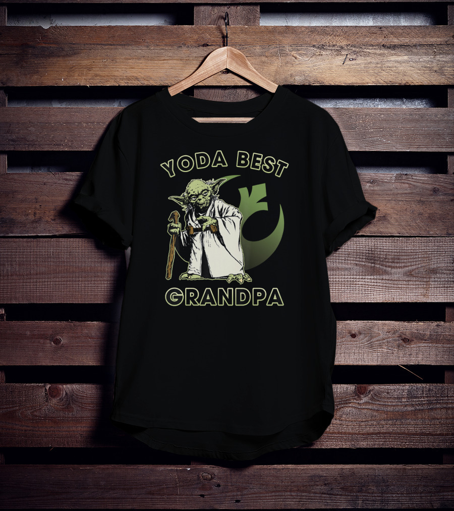 Star Wars Yoda Best Grandpa Rebel Alliance T-Shirt