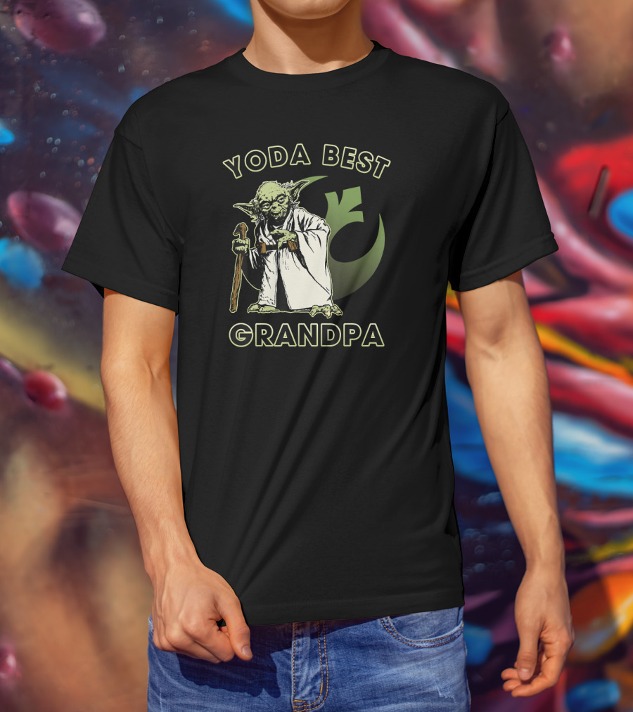 Star Wars Yoda Best Grandpa Rebel Alliance T-Shirt