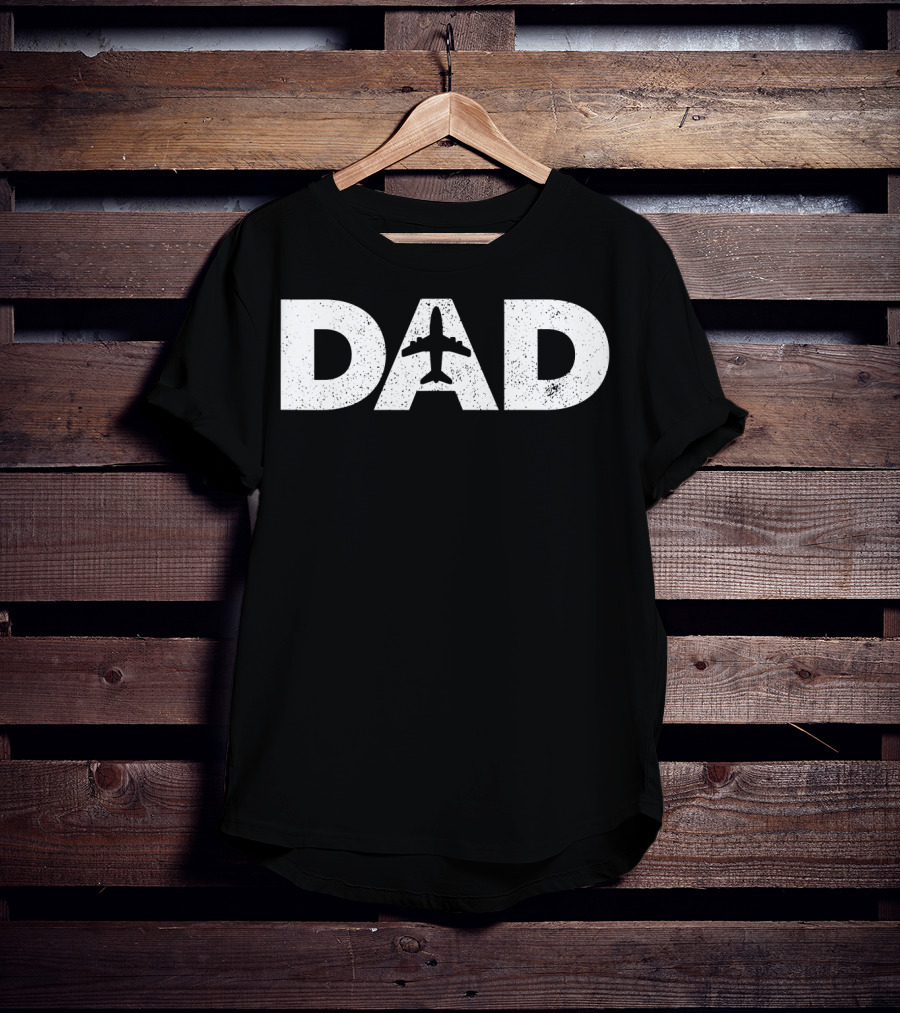 Dad Father's Day Airplane Aviation Lover Pilot T-Shirt