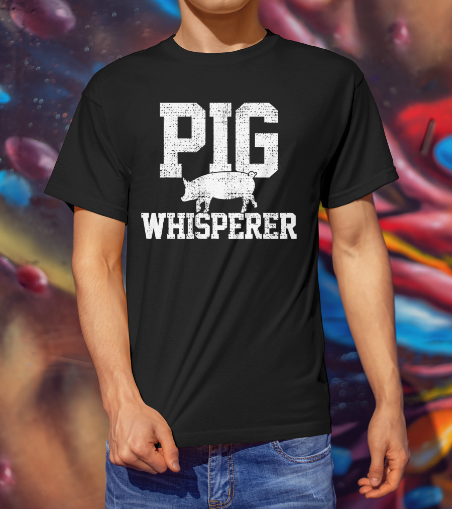 Pig Whisperer Farmer T-Shirt