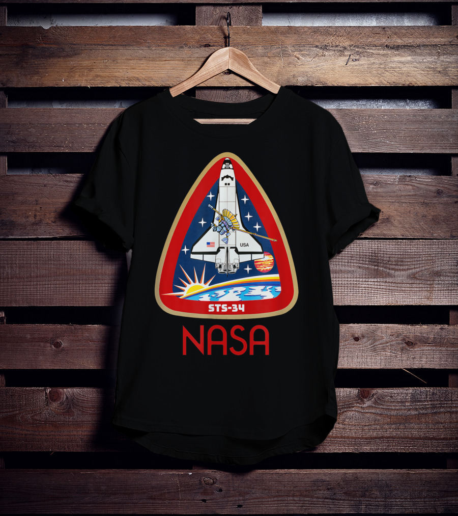 NASA STS-34 Space Shuttle Mission Patch T-Shirt