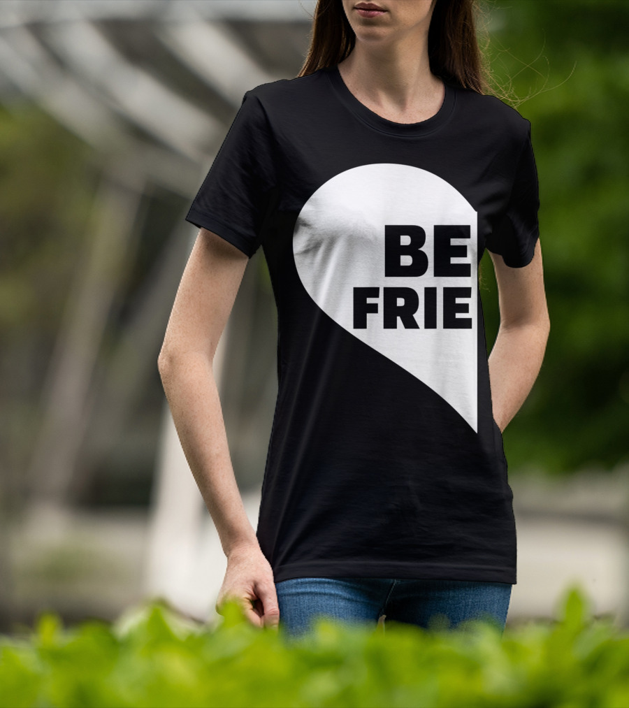 BE FRIE Best Friends Half Left Heart T-Shirt