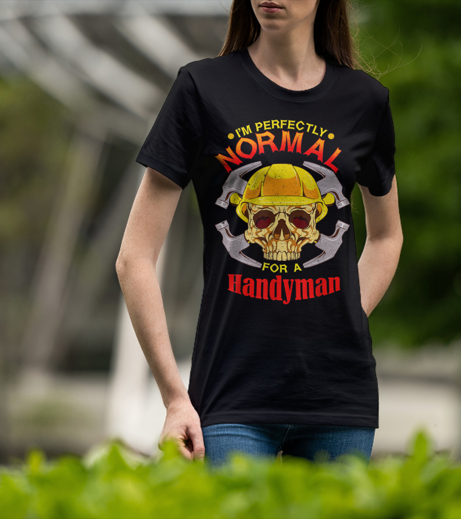I'm Perfectly Normal For A Handyman T-Shirt