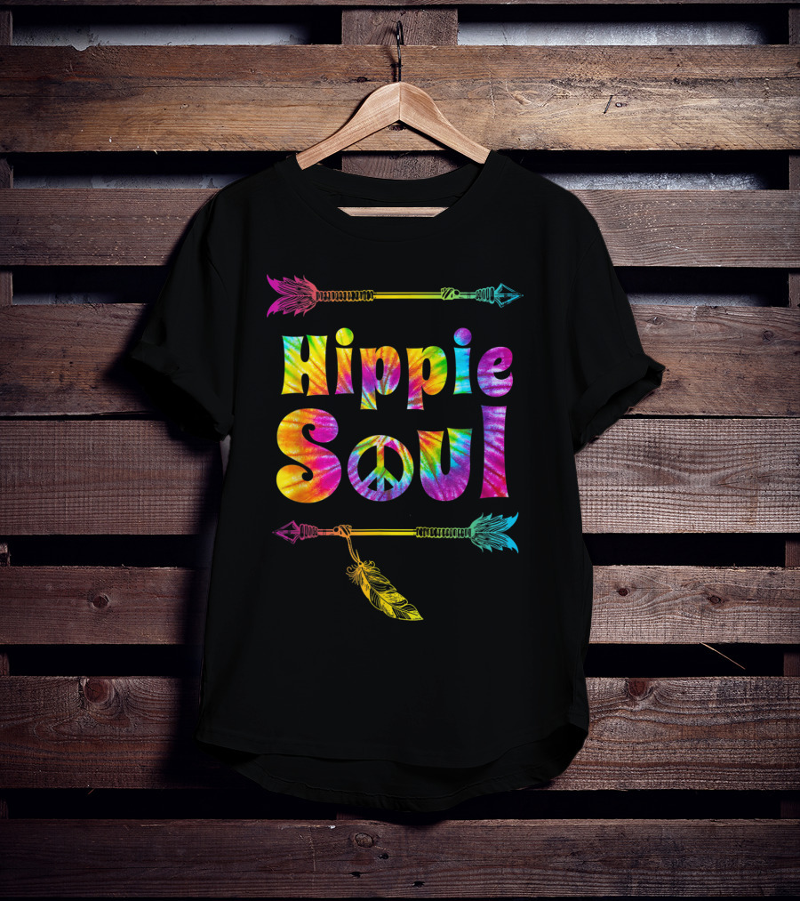 Hippie Soul Tie Dye Peace Tribal Love T-Shirt