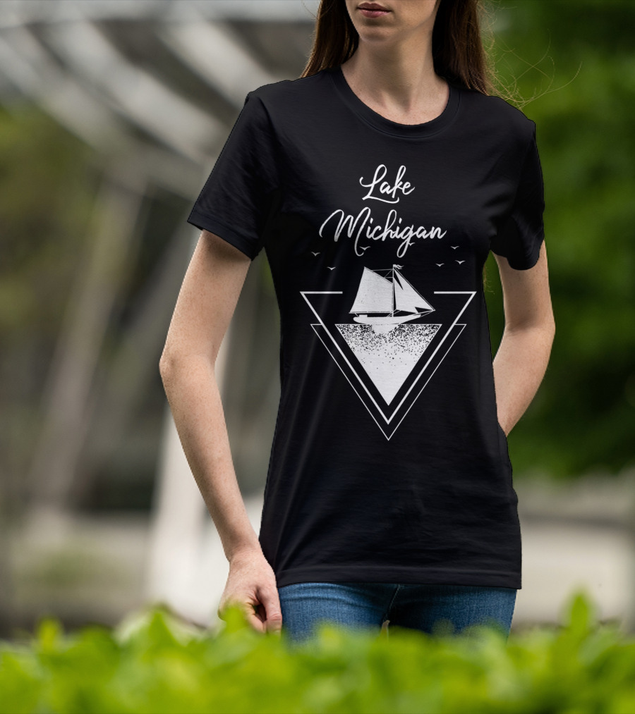 Lake Michigan Sailing Adventure Water Fun Great T-Shirt