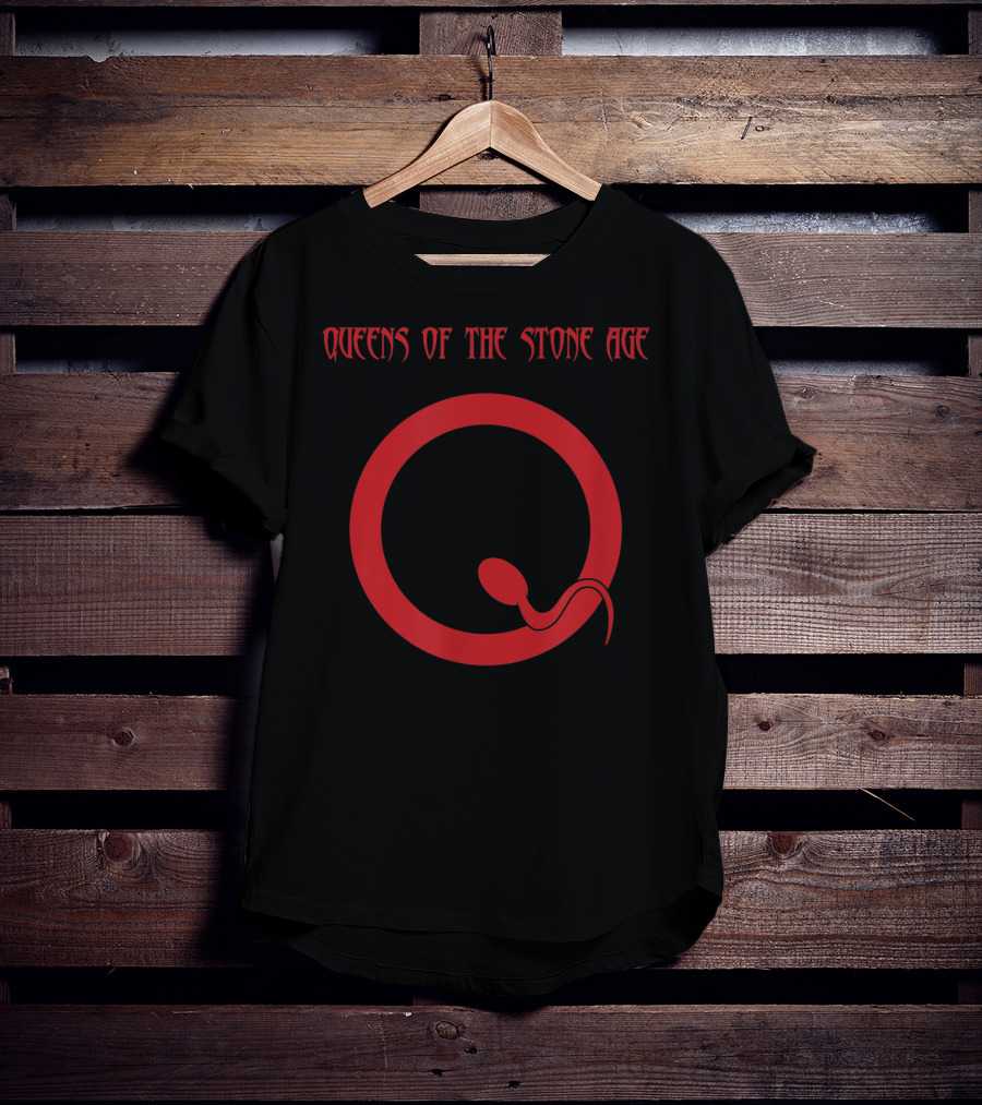 Queens Of The Stone Age Red Q Snake T-Shirt