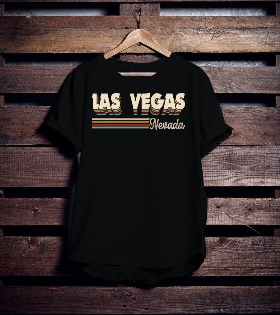 Las Vegas Nevada Retro Vintage 70s 80s T-Shirt