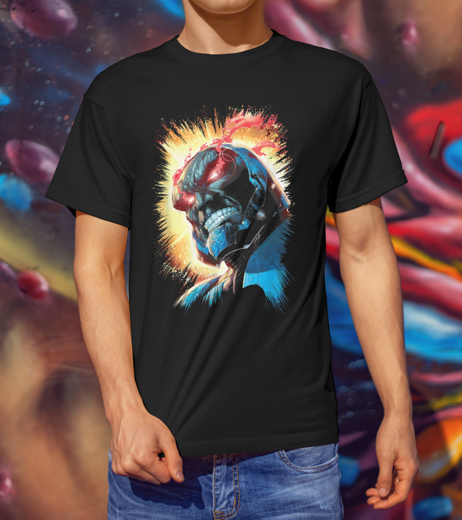 Justice League Darkseid Is Apokolips Omega Beam Wrath T-Shirt