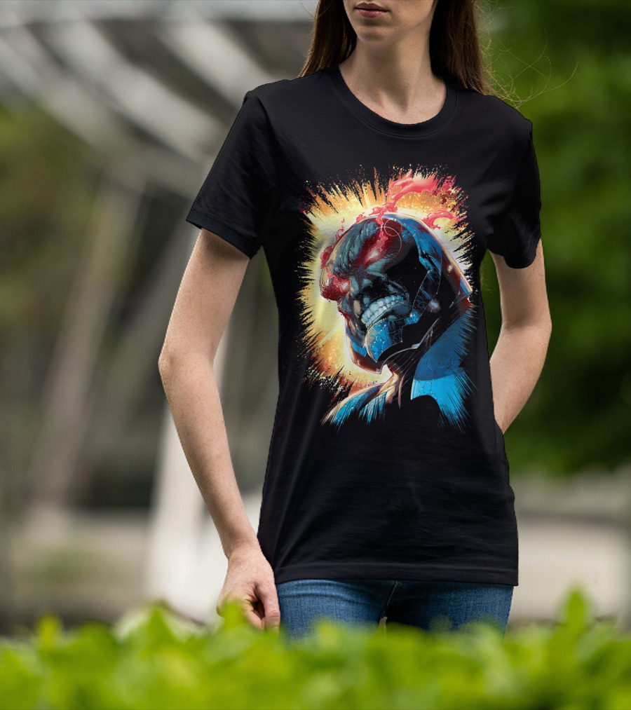Justice League Darkseid Is Apokolips Omega Beam Wrath T-Shirt
