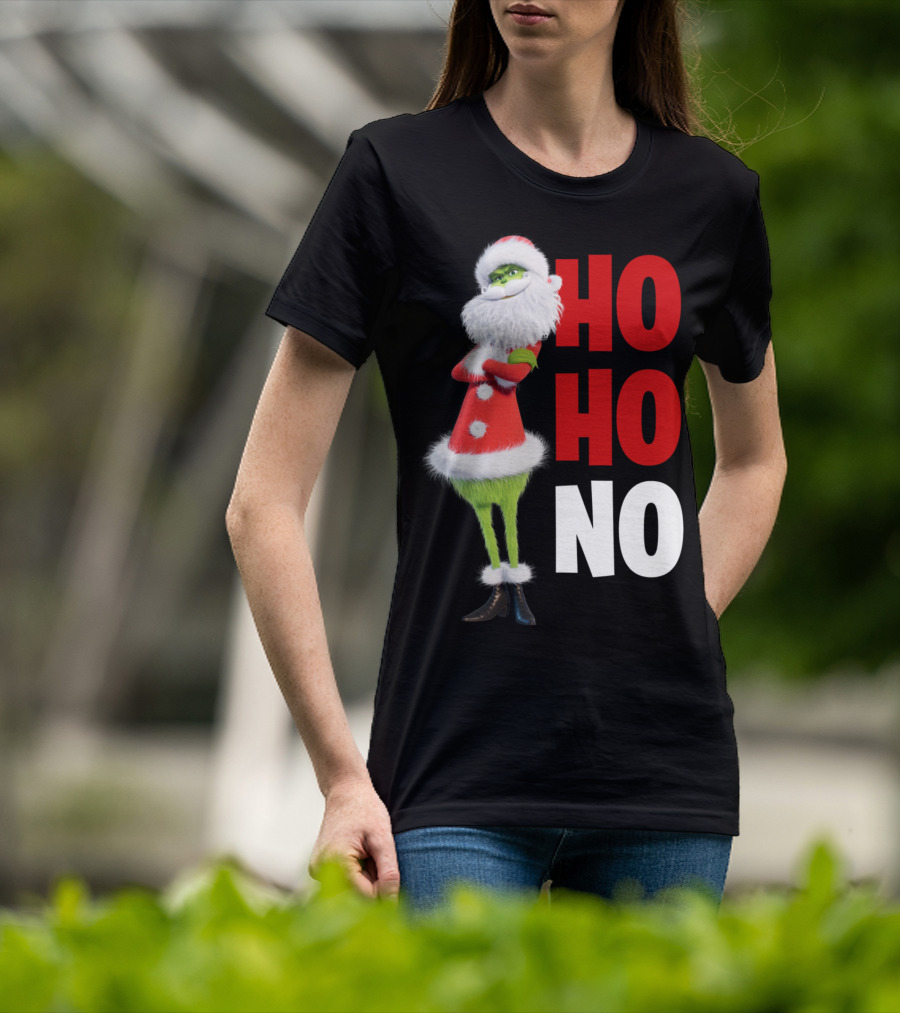 The Grinch Ho Ho No Christmas Santa Suit T-Shirt