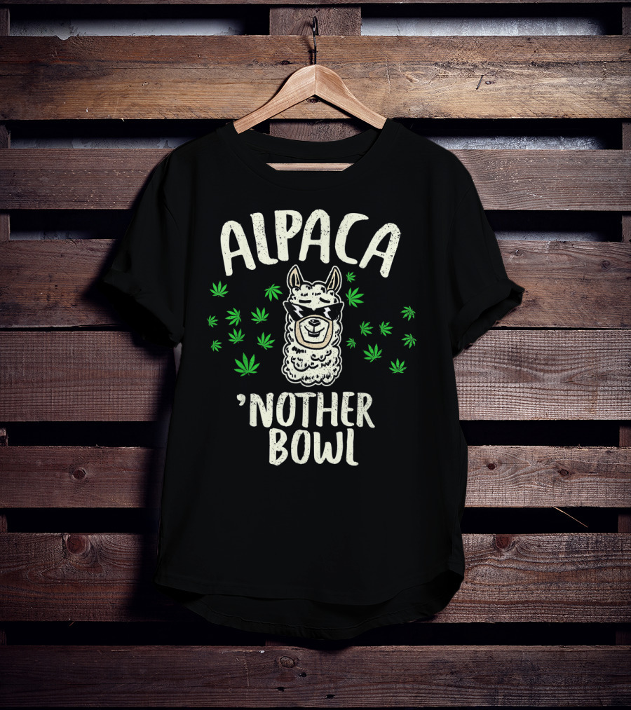 ALPACA 'Nother Bowl Funny Marijuana Weed CBD T-Shirt