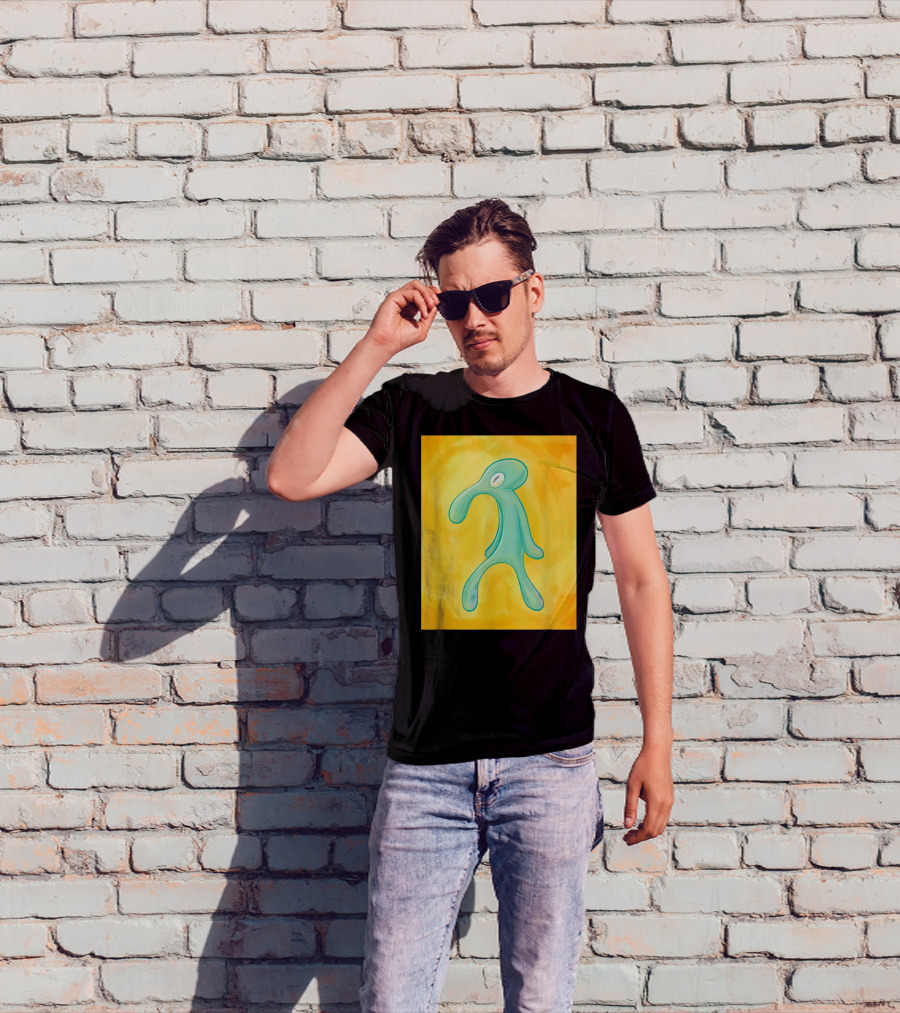 Bold And Brash Squidward Jellyfish Fields Aesthetic T-Shirt