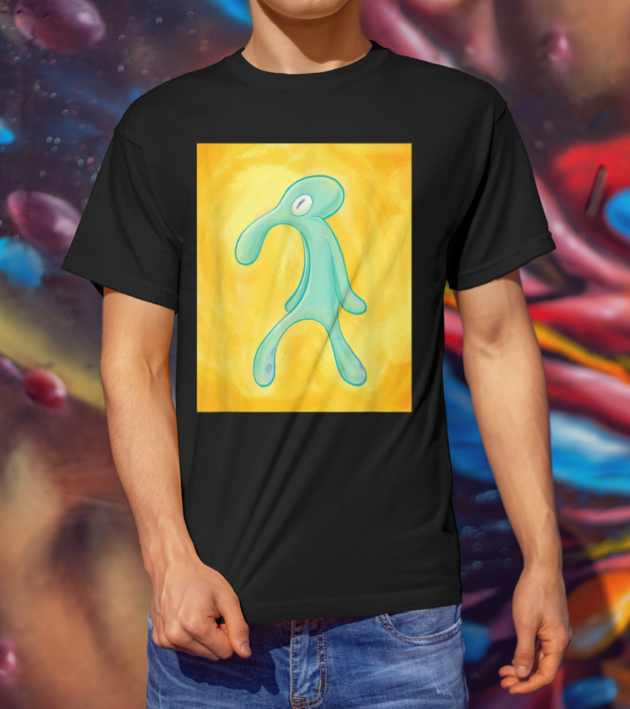 Bold And Brash Squidward Jellyfish Fields Aesthetic T-Shirt