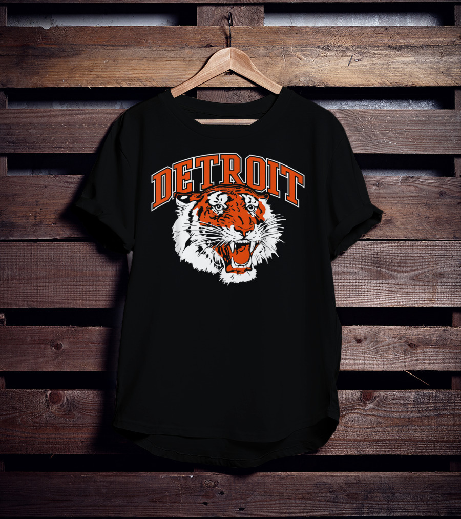 Detroit Bengal Tiger Vintage Baseball Michigan T-Shirt