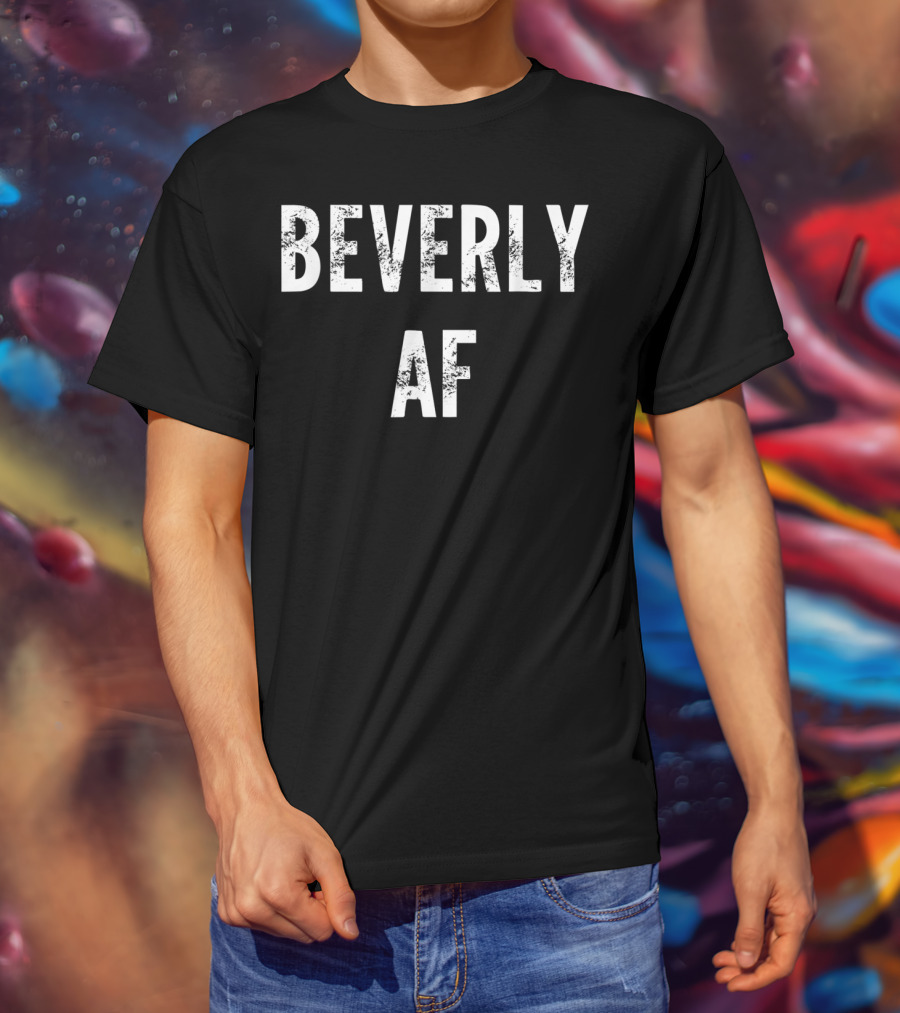 Beverly AF Distressed T-Shirt
