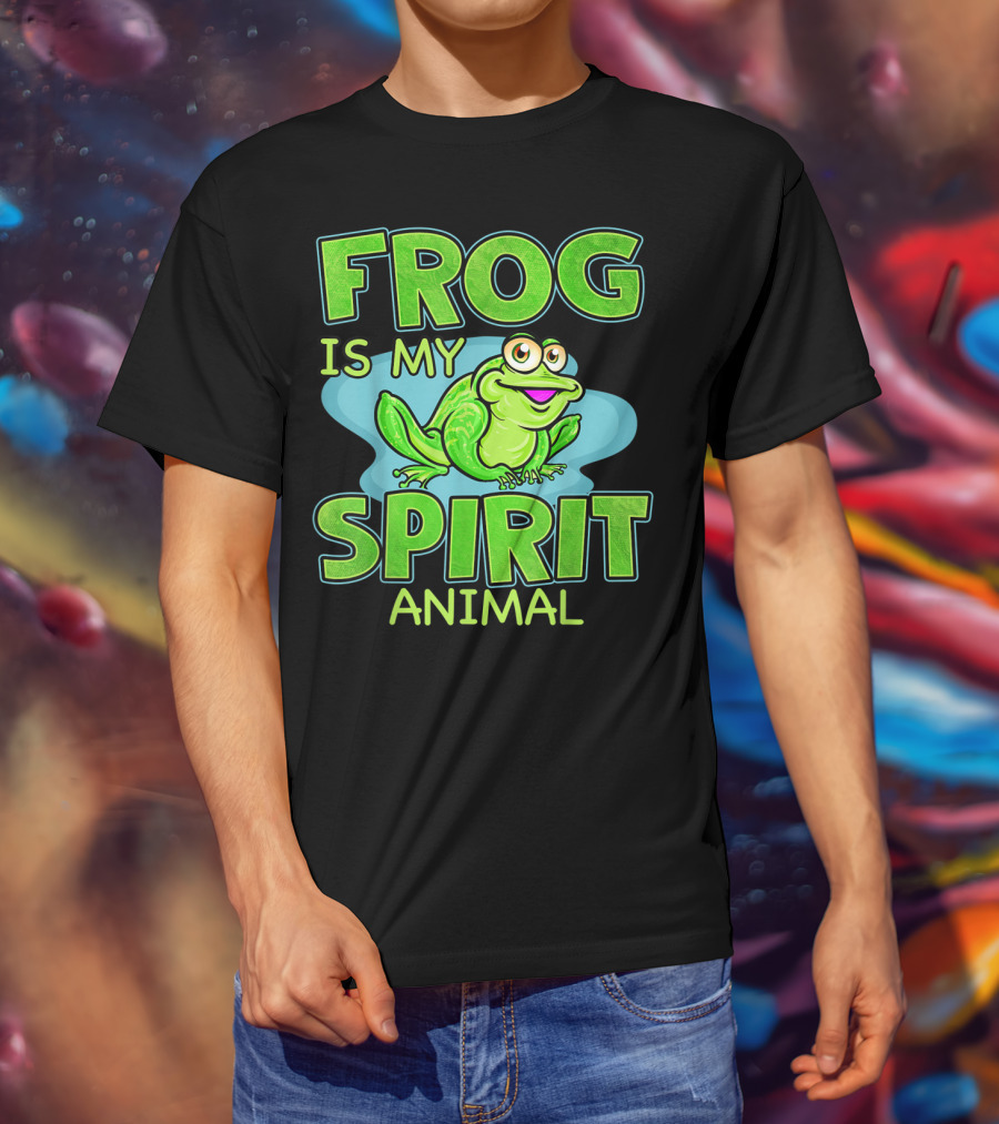 Frog Is My Spirit Animal Amphibian Lover T-Shirt