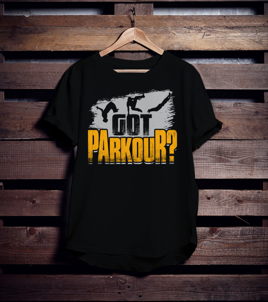 Got Parkour Adrenaline Junkie Training Silhouette Moves T-Shirt