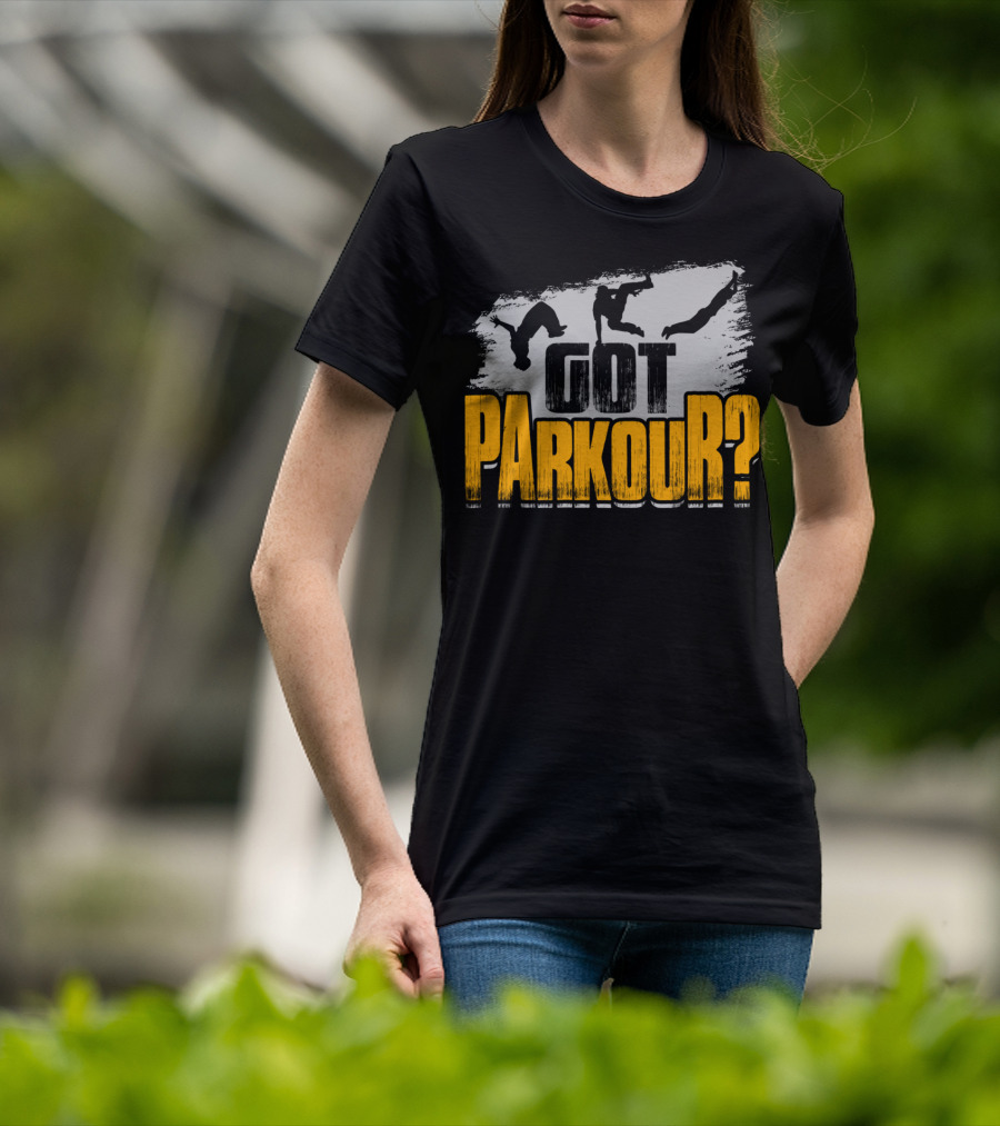 Got Parkour Adrenaline Junkie Training Silhouette Moves T-Shirt