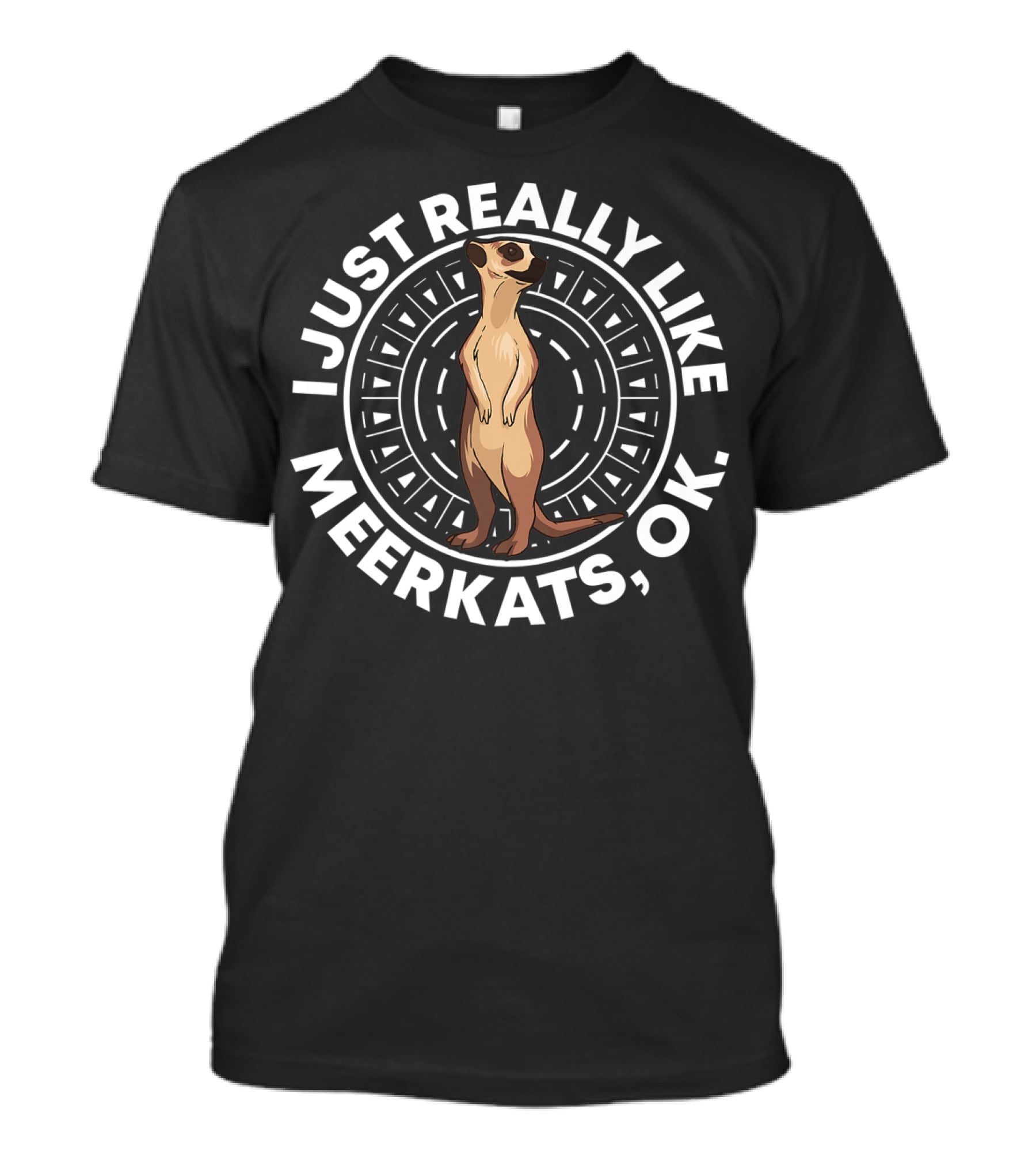 I Just Really Like Meerkats OK Funny Vintage PT T-Shirt