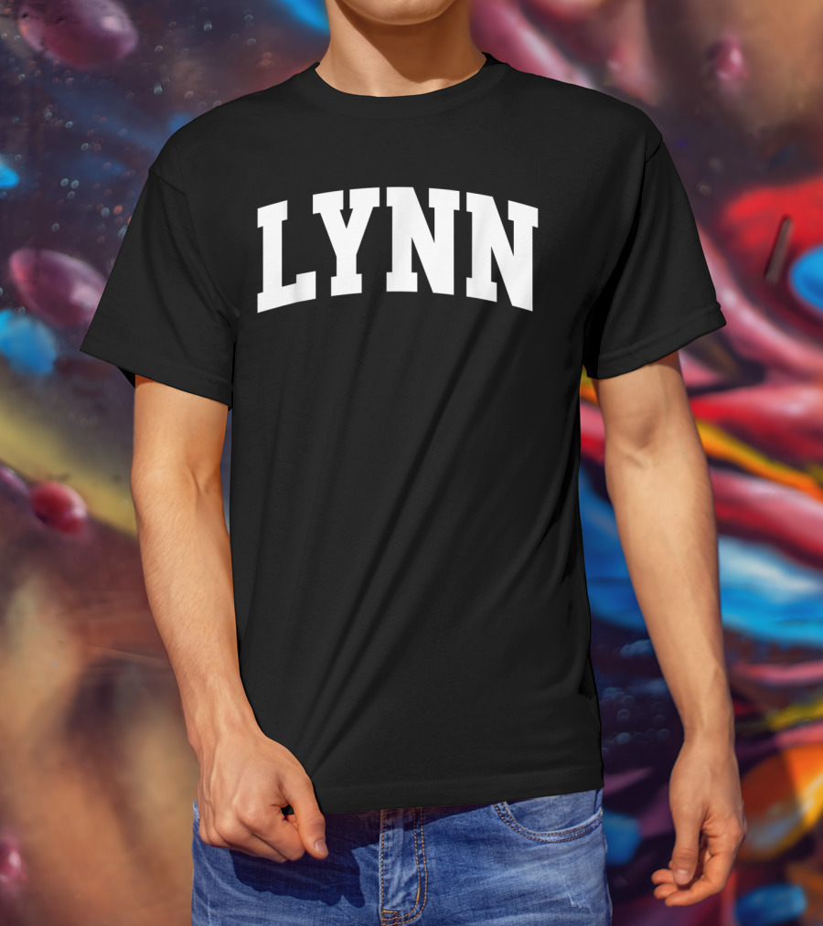 Lynn Vintage Sports Team Arch Retro T-Shirt