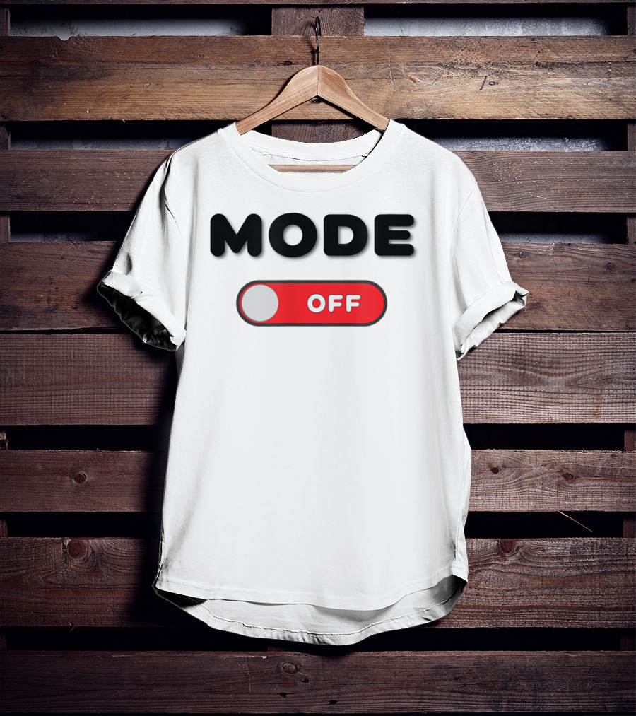 MODE OFF Red Toggle Switch T-Shirt