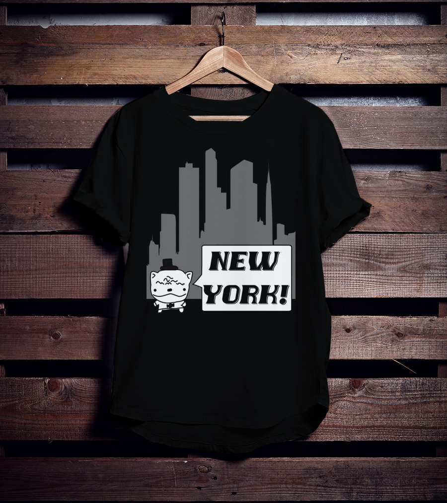 New York Potato Cat Comics Uncle Larry's Cooking Show T-Shirt
