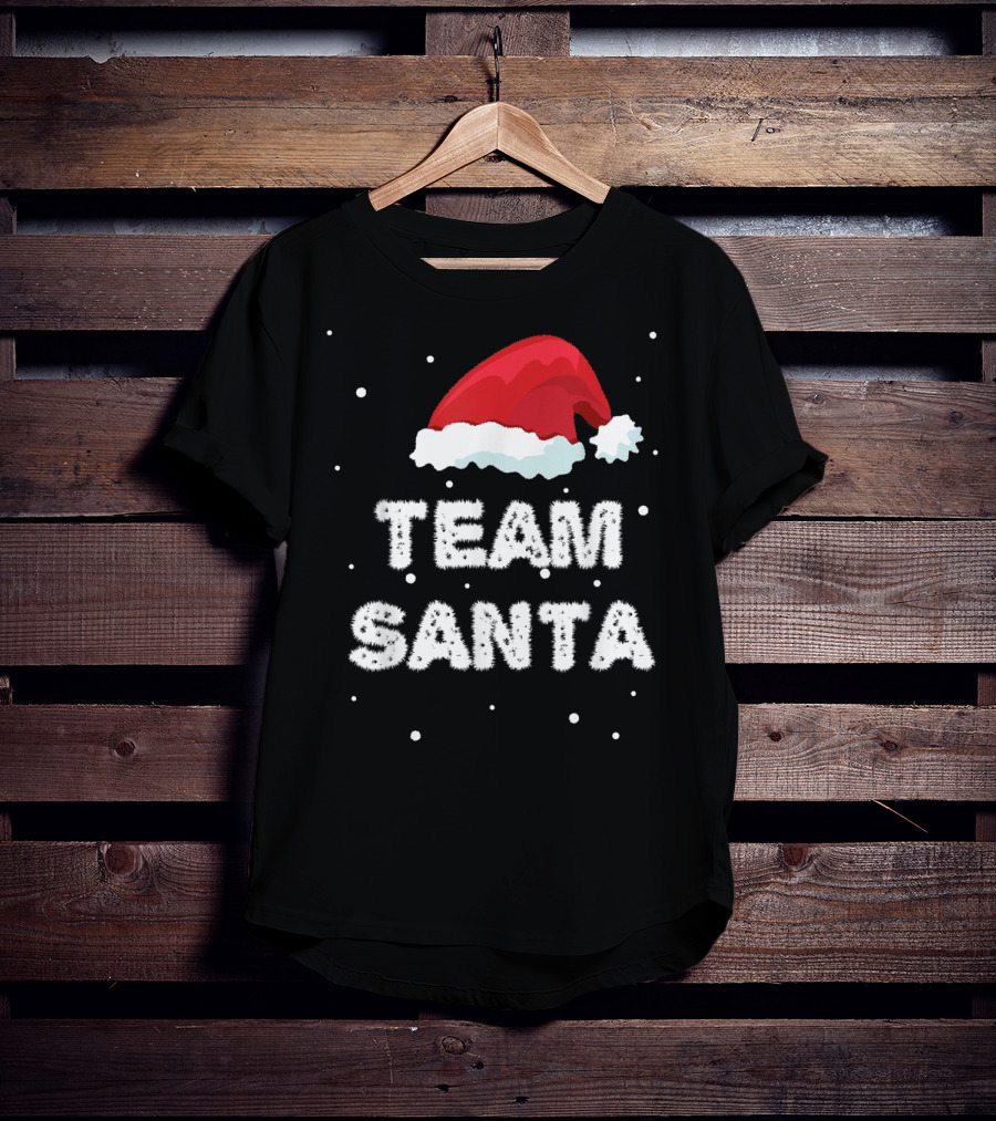 Team Santa Xmas Hat For Family Christmas T-Shirt