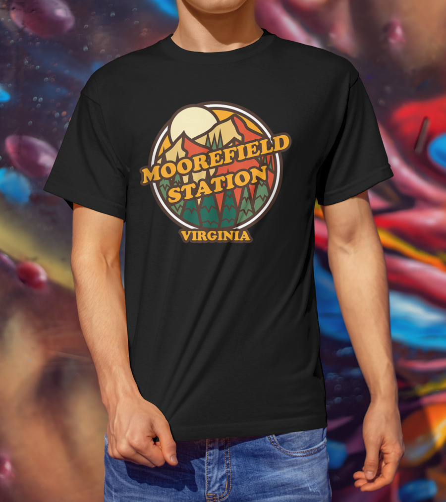 Moorefield Station Virginia Scenic Mountain T-Shirt