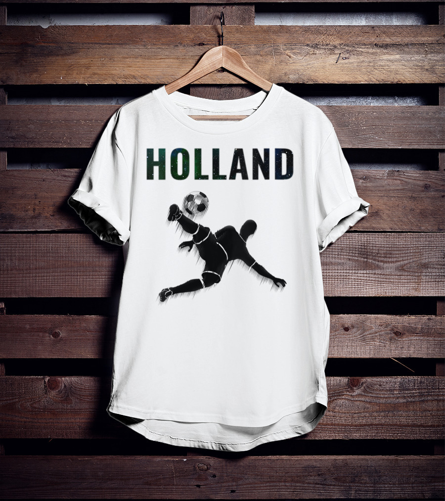 Holland Soccer Bicycle Kick Netherlands Oranje T-Shirt