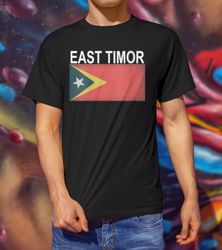 EAST TIMOR Timoreseeffect National Flag T-Shirt