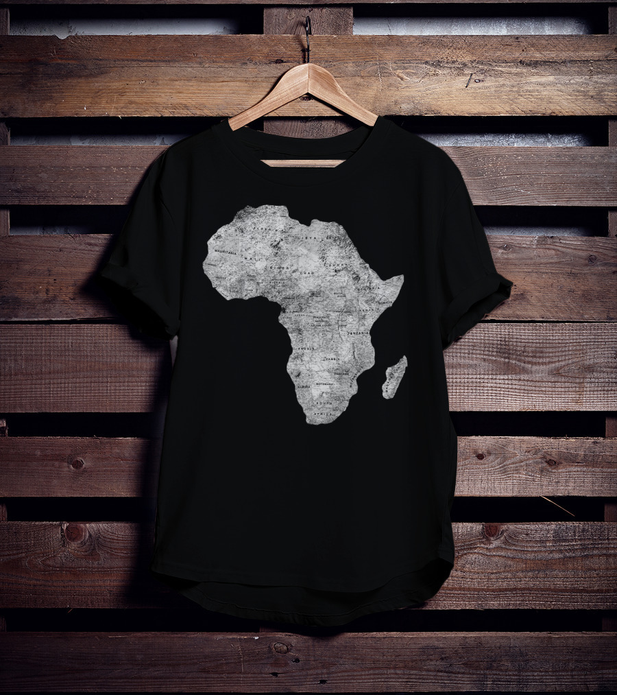 Africa Map African Black Pride Continent Nations T-Shirt