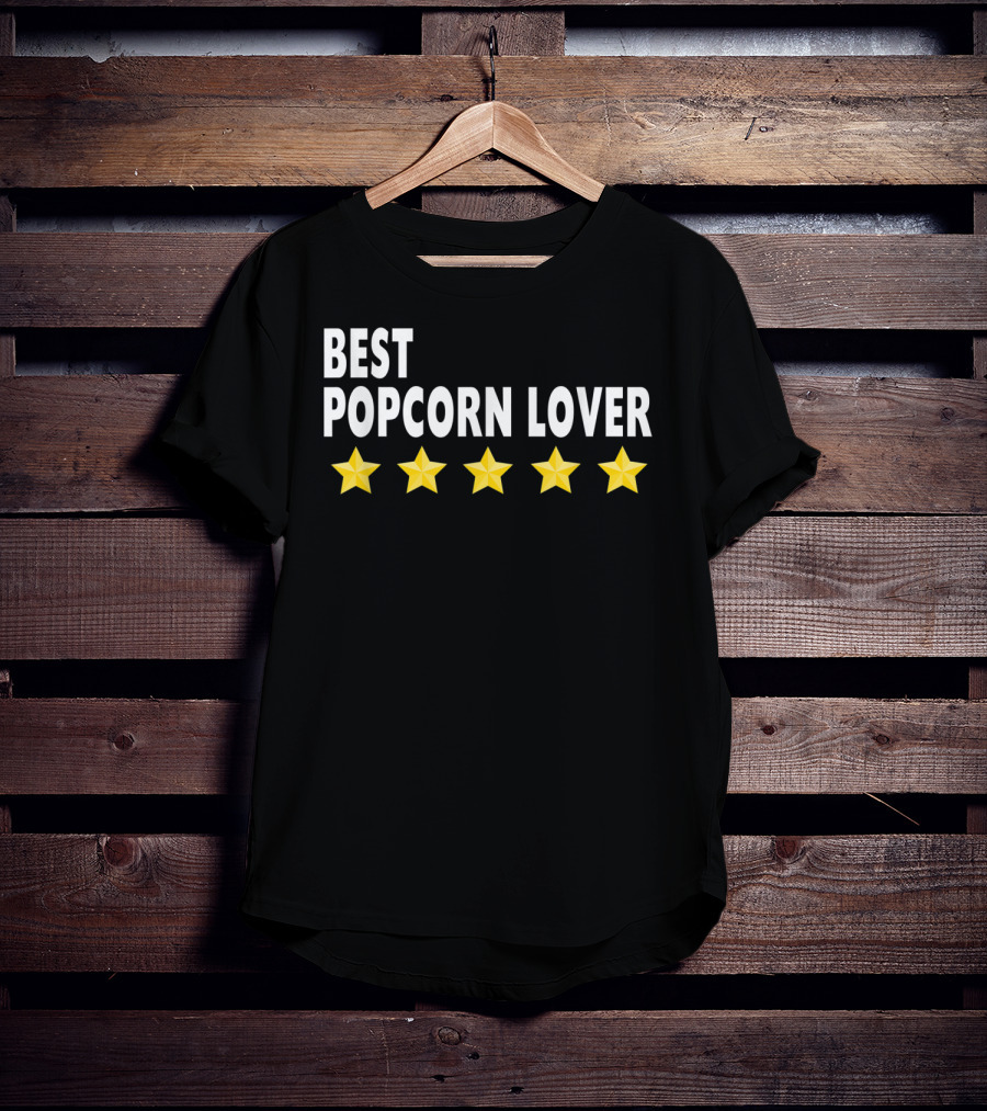 Best Popcorn Lover Five Star Men Kids T-Shirt
