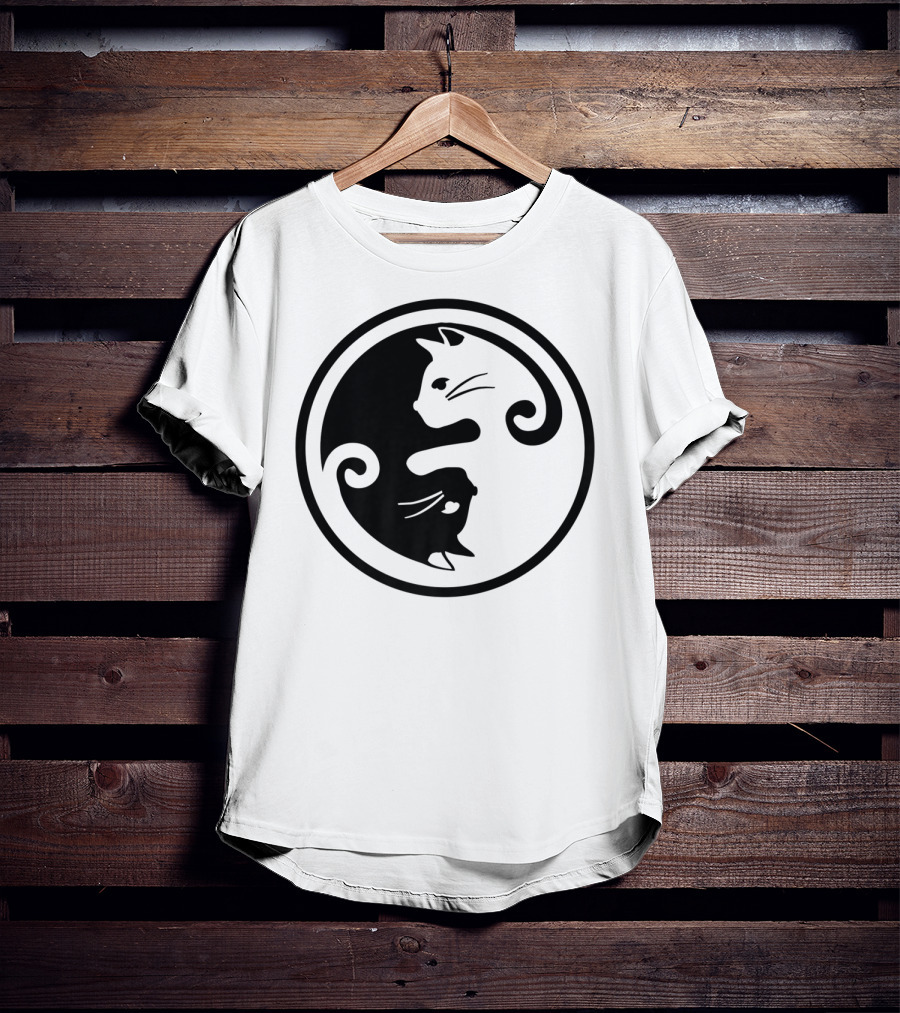 Cat Yin Yang T-Shirt