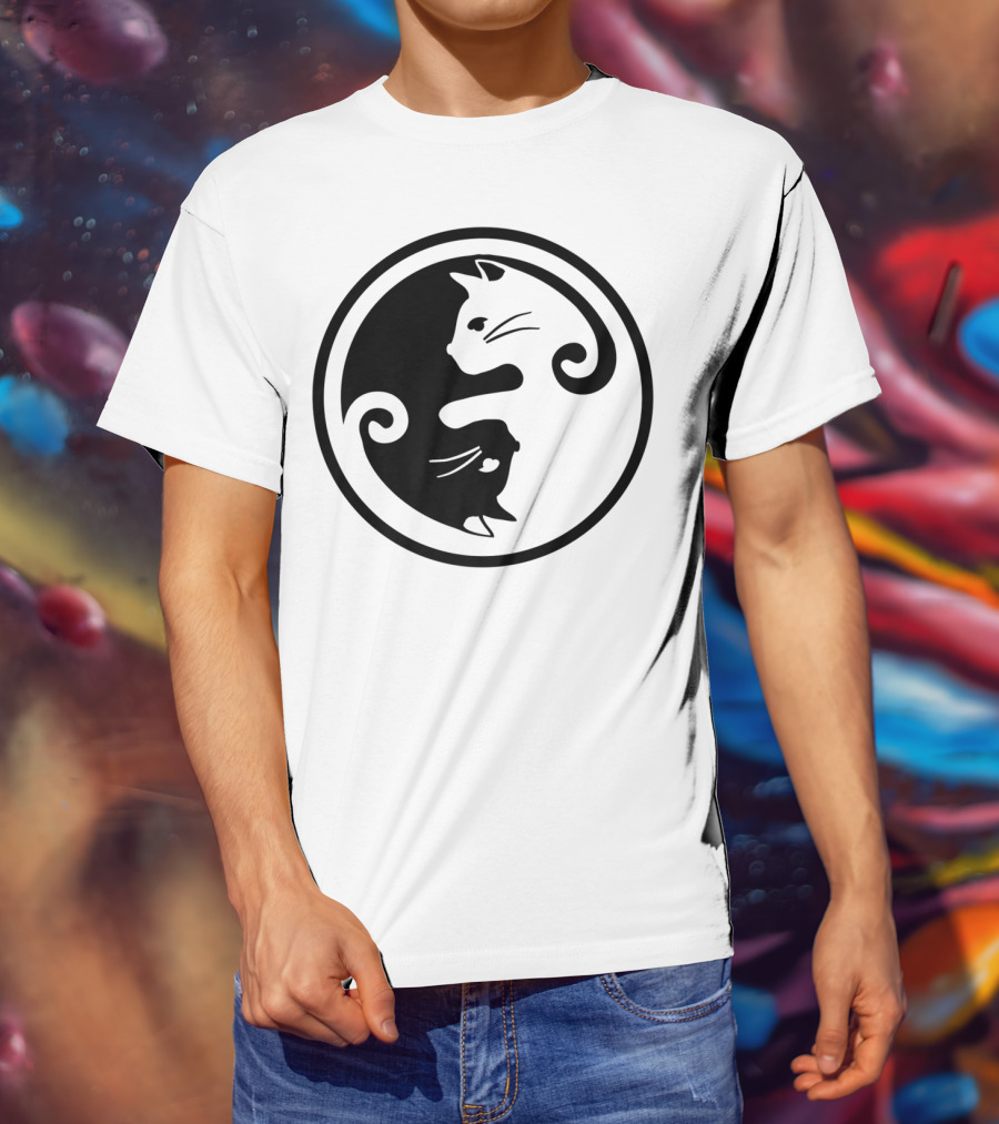 Cat Yin Yang T-Shirt