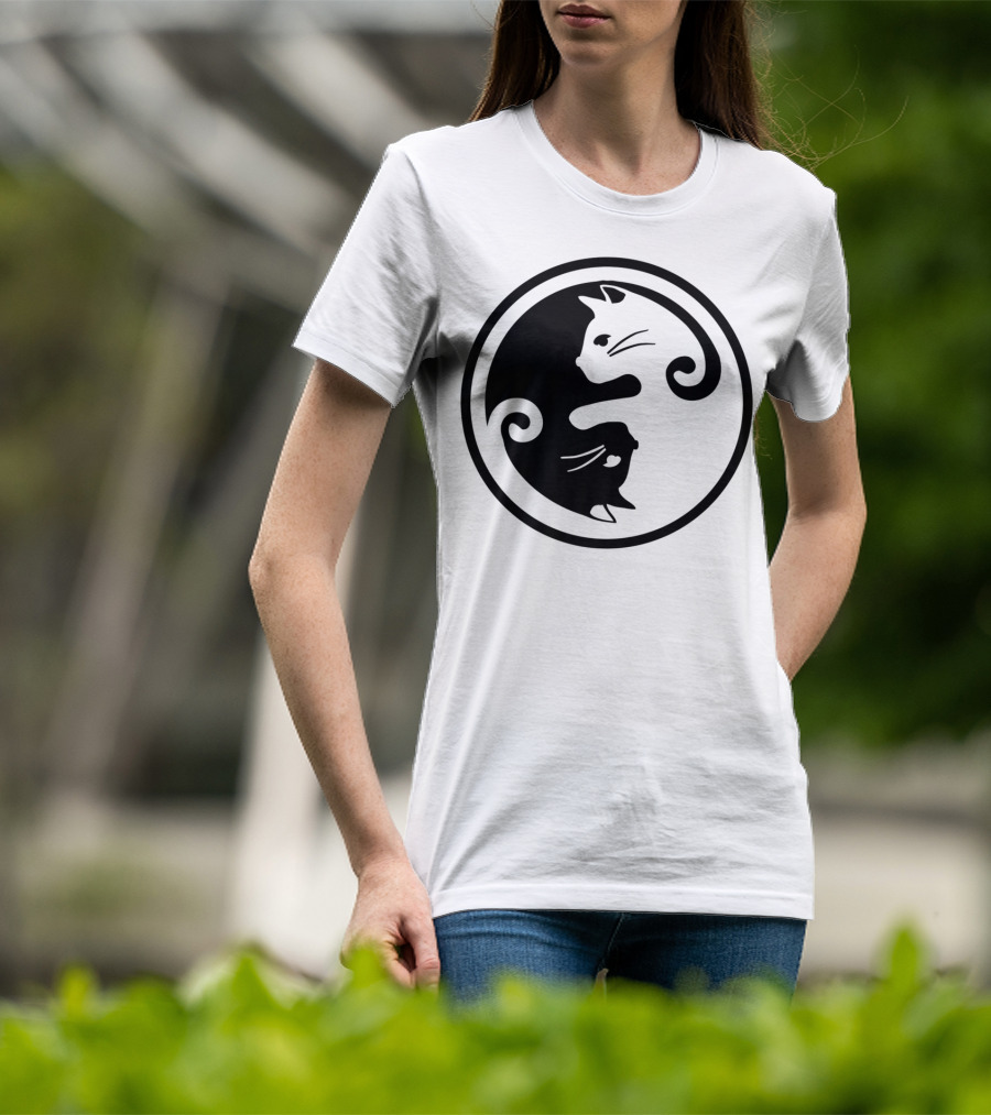 Cat Yin Yang T-Shirt