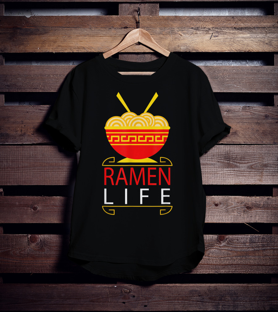 Ramen Life Funny Noodles Bowl Asian Food T-Shirt