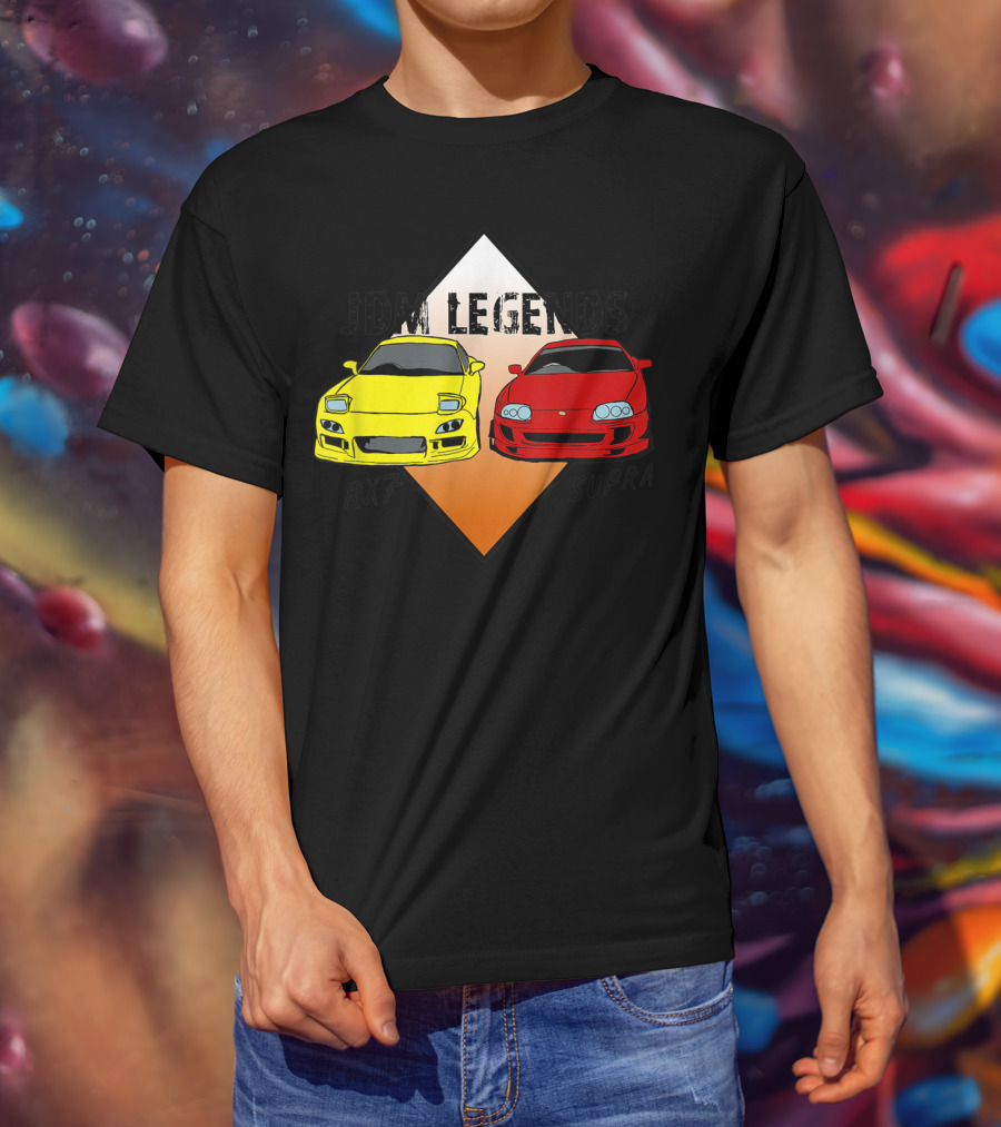JDM Legends RX7 Supra Turbo Classic Cars T-Shirt